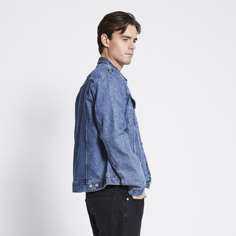 Trucker jacket "Trucker" Blue Used